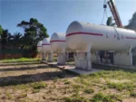 Industrial LPG tank with Chengli factory branding