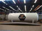 LPG storage tank overall size 9270x2428x3018mm with 12mm shell thickness