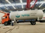 Chengli LPG gas storage tank with pressure gauge and valves
