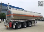 Chengli oil tanker semi trailer rear with fire extinguishers