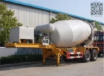 14cbm mixer trailer landing gear and suspension system