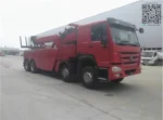 8X4 chassis with dual rear axles and 12R22.5 tyres