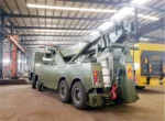 HOWO rotator tow truck cab and chassis front angle