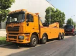 25 ton SHACMAN wrecker tow truck operational view