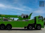 Reinforced heavy-duty chassis of the ISUZU GIGA recovery truck