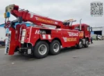 Complete rotator tow truck with crane assembly