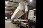 Q345B steel main beam structure of Chengli dump trailer