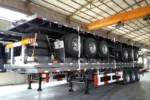 Double-star 12R22.5 tires mounted on 9.0-22.5 rims