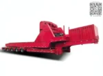 5 axle lowbed trailer chassis and suspension system