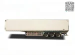 Side view of Chengli refrigerator semi trailer at factory