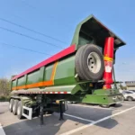 Mechanical leaf spring suspension axle assembly