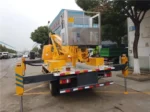Chengli factory JMC telescopic boom truck side view