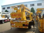 Three person cab with air conditioning system
