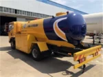 Filling hose and nozzle system on LPG dispenser