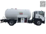 7MT manual transmission LPG truck cab interior