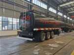 Three FUWA 13 ton axles with heavy duty mechanical suspension