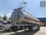 3 axle FUWA suspension fuel tank semi trailer