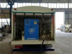 Dispenser unit with optional flow meter on truck