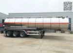 40m3 bitumen tank trailer discharging valve detail