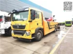 Steel cable winch system with 45 meter length on SINOTRUK HOWO tow truck