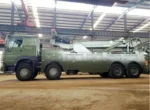 360 degree rotating wrecker truck operating platform