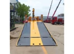 25m steel rope winch system on wrecker