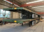 Steel floor and side beam construction of Chengli flatbed semi trailer