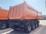 Complete semi trailer unit on transport chassis