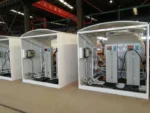 Steel frame mounted LPG skid station base