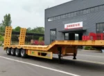 China supplier of low loader trailers