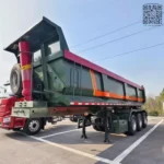 Air brake system with dual-line valves on trailer