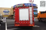 10000Liter fire truck side view with equipment layout
