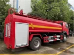 HW76 cab with air conditioner on fire fighting truck