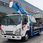 Aerial platform truck external dimensions 7665 by 2430 by 3780 mm