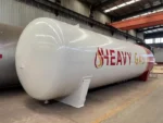 Chengli LPG tanker chassis and tank mounting assembly