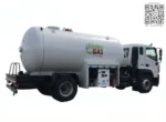 FOTON AUMAN LPG bobtail truck in factory yard