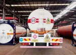 LPG pump and flow meter system with ticket printer on tanker