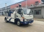 JAC 2 tons wreck truck hydraulic lifting system detail view