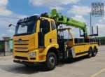 Integrated underlift fork of the 20-ton recovery tow truck