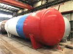 Industrial LPG filling plant tank on site installation