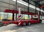 Car carrier rear ramp and winch system