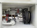 Single nozzle dispenser machine with English remarks on truck