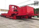 Chengli factory lowbed trailer completed and ready for shipment
