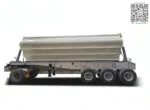 Mining industry side tipper trailer with 3 axles