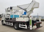 Bucket platform 2000x1000x1000mm with stainless steel fence