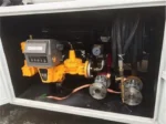 Control panel with pressure gauge and thermometer