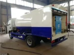 Safety valves and pressure gauge on LPG truck
