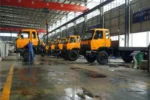 Dongfeng 8CBM garbage truck front three-quarter view