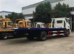 Chengli factory export loading of the platform flatbed tow truck from China