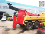 CNHTC Euro II engine compartment of SINOTRUK HOWO wrecker tow truck side